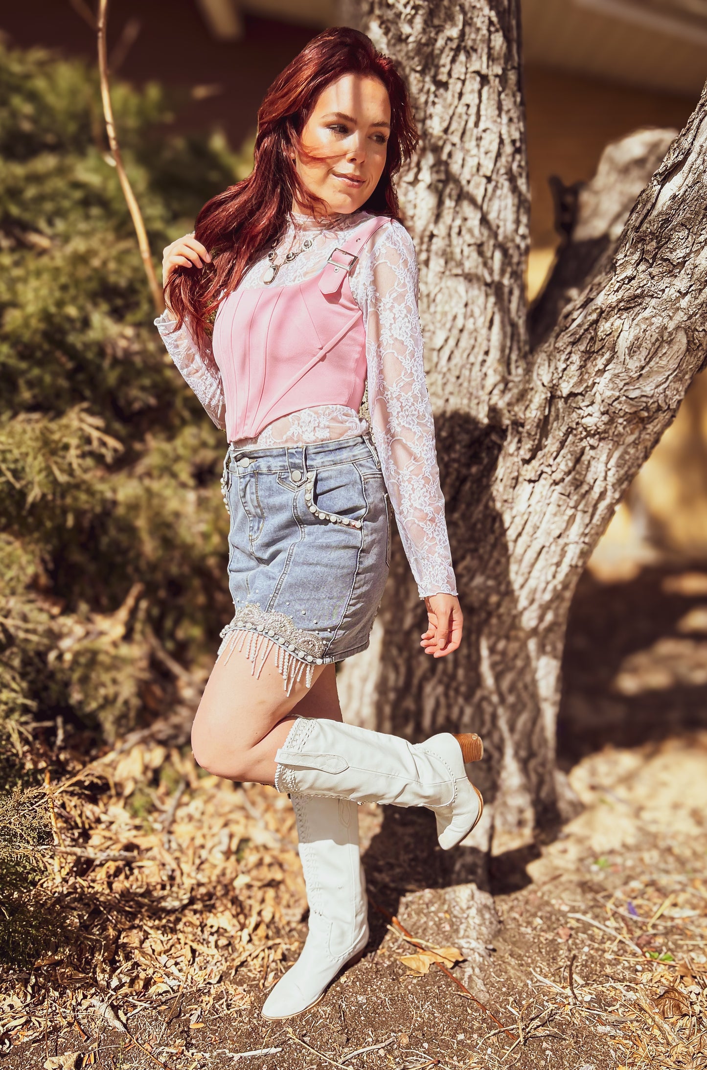 Darling Corset Top - Pink