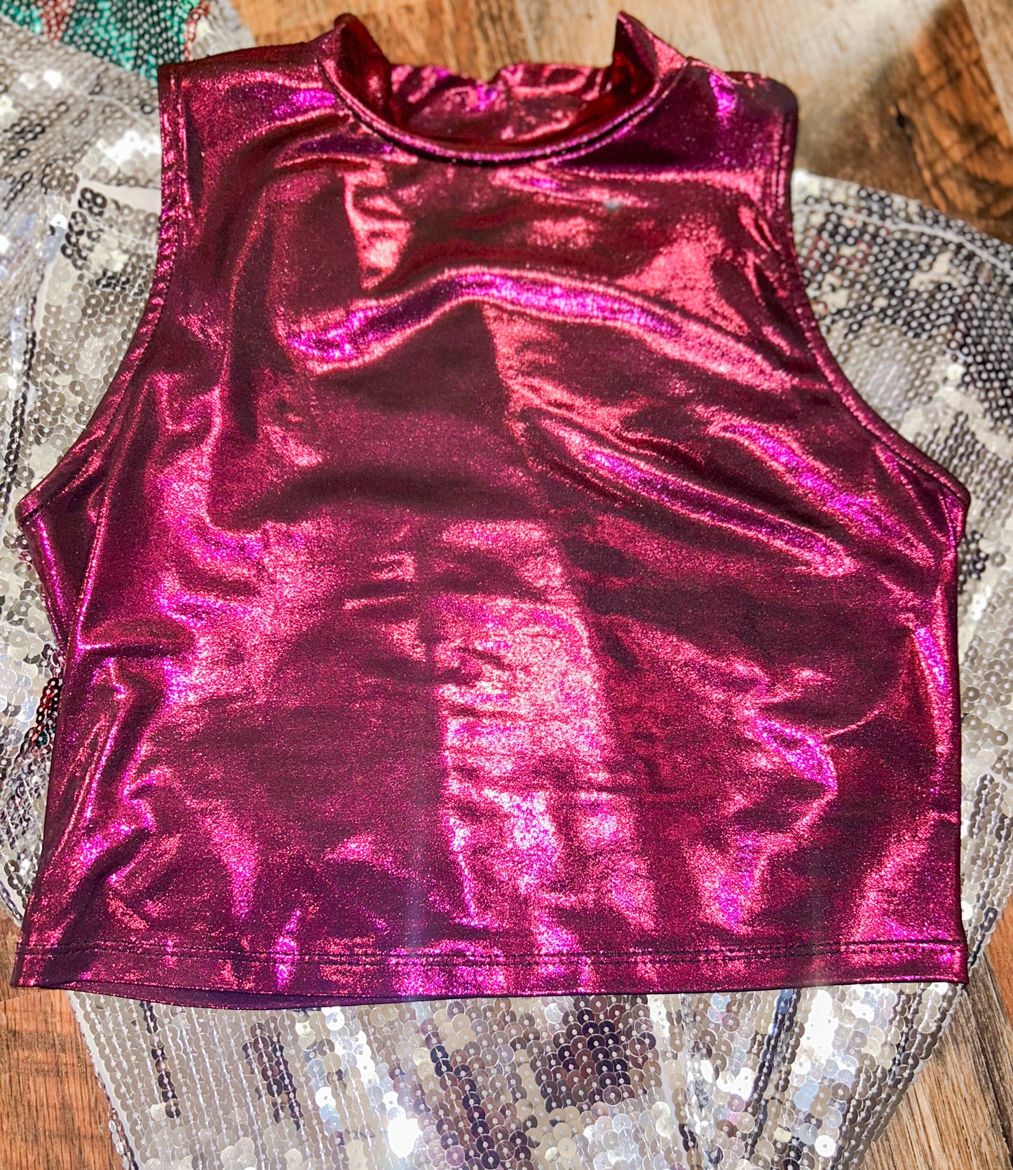 Glimmer Fuschia Top